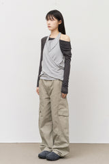 Deep Dyeing Cargo Pants