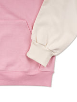Women's Blur Logo Raglan Crop Hood Zip-up Pink(FCE1ZP304W)