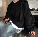 Glife Semi Overfit Round Knit
