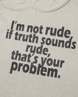 RUDE Sleeveless (GREY)