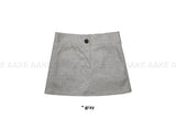 TINY BUTTON MINI SKIRT