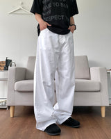 Basic Cotton Wide Pants 4C