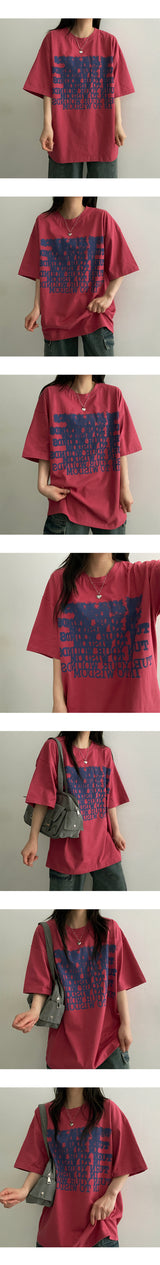 フェイクショートスリーブドtシャツ