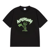 25SS フローエイリアンショートスリーブTシャツ ブラック