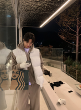コーデュロイハットツーウェイフーデッドジップアップ