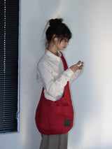 REVERSIBLE POCKET BAG (RED & NAVY)