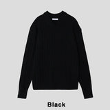 Cordrick V-neck cable knit