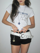 [STAR] Loppy necklace (Navy)