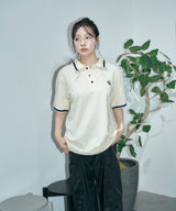 UNISEX ポロラインT