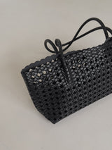 [Pouch SET]ラタン ウィービング ショルダー バッグ