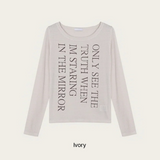 Golgi lettering long sleeves(3color)