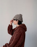 Ear Flap Button Beanie