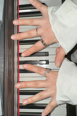 Mini star wave ring