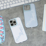Wavy Color Bumper Case (BLUE)(MagSafe)