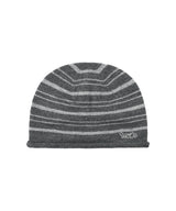 STRIPE ROLL BEANIE_GREY