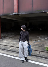 カーブドラインスウェットパンツ