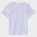 Campus Lover With Star Crew Neck Light Gray Women's Short-Sleeved T-Shirt [For women]