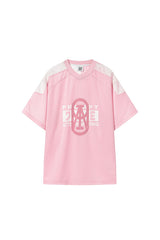 カラーブロックレイヤードグラフィックT
