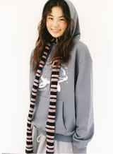 Pixel Dolphin Hoodie - Charcoal   