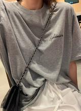 リア メール レタリング ショート スリーブ Tシャツ / 3カラー