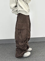 shirring strap cargo pants