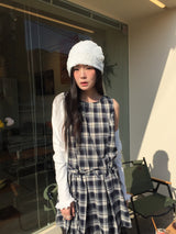 Frill Hem V-Neck Cardigan (3color)