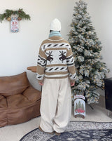 Bedin Nordic Toggle Knit Cardigan
