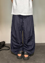 Onf Nylon Parachute Pintuck Balloon Pants 6color