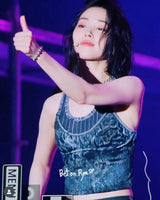 [ITZY Ryujin/Wooah Sora/Bad villain Kelly] Simple thick silver ball chain bracelet