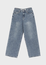 [MADE] Mir Washed Wide Denim Pants