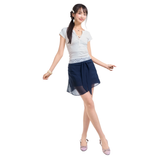 ROSY MIDI SKIRT [NAVY]