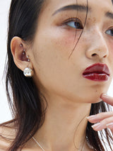 TAG BALL EARRINGS