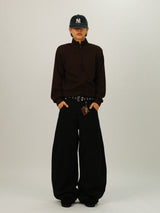 DN Cotton Balloon Curved Pants