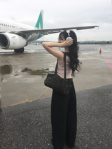 ボタンラッフルパンツ