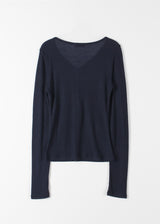 BUTTON SILHOUETTE TEE