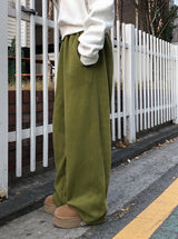 コージーワイド2WAYウォームスウェットパンツ (3color)