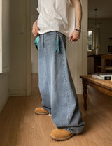Rocky big wide strap balloon denim