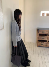 ヒットフォースリボンラウンド長袖Tシャツ