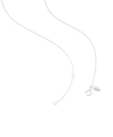 [925 silver] Un.silver.131 / simple pearl necklace (silver)