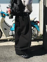 ケリーバックスタッドベルトバルーンパンツ (2c)