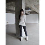 【MADE】contour hoodie t, white melange