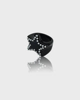 [Formica] Star Stud ring (Black)
