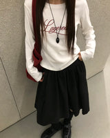 [ORIGINAL]ペーパー レタリング ロングスリーブTシャツ