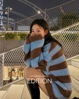 [MADE] Moon stripe wool knitwear