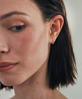 [925 silver] Deux.silver.211 / mini bille earring (gold)
