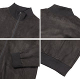 Lucal Satin Suede Zip-up