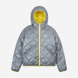 1/2 リバーシブル 2色ライトダウンジャケット (GRAY/YELLOW)