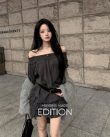 MADE.  Bibie blouse & skirt set