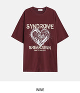 Crack Heart Syndrome Over Short Sleeve