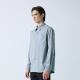 breeze line stripe shirt ash blue